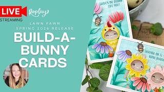 Lawn Fawn Spring Release | Build-A-Bunny Cards + OLO Marker Coloring