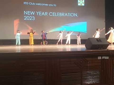 Kim's dance performance in New Year Celebration 2023@IITG