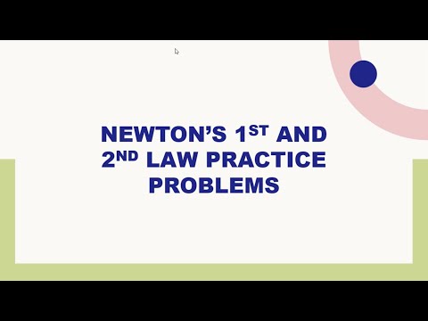 Newton’s 1st Law, 2nd Law, and FBDs | Practice Problems | Lesson 2, Unit 2: Forces | AP Physics 1