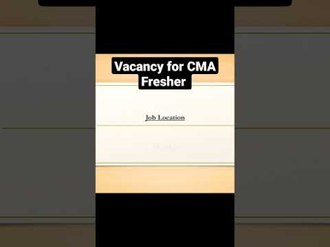 Job vacancies| Fresher jobs| #cma #ca #jobvacancy #shortsfeed #cs #jobs #jobseekers #jobalert