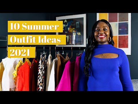 10 Summer/Spring Outfit Ideas 2021 |Thrift Shop Haul | Charity Shopping Liverpool UK | Cynthia Ajayi