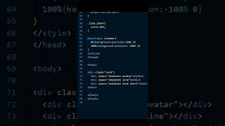 Tricks: 48/100 CSS Skeleton Loader UI ⚡