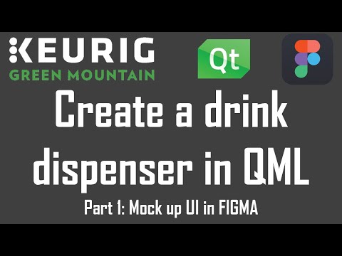 Drink Dispenser UI in QML Part 1: UI Mockup