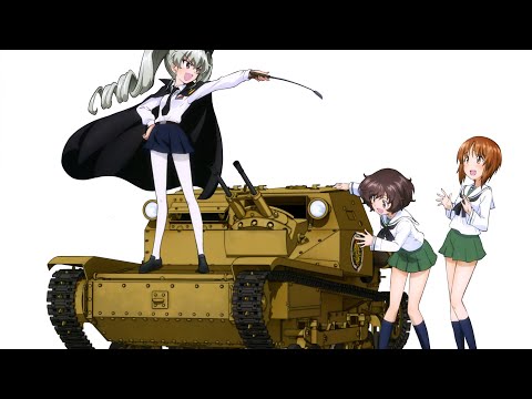Girls und Panzer Dream Tank Match - destroying 5 Maus tanks with CV-33