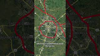 Why This City Has Such An Interesting Freeway Layout #geography