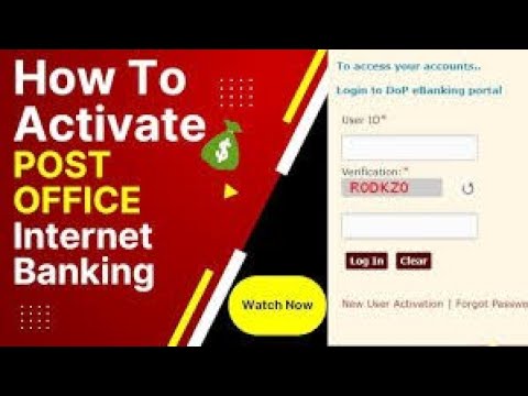 POST OFFICE INTERNET BANKING REGISTRATION