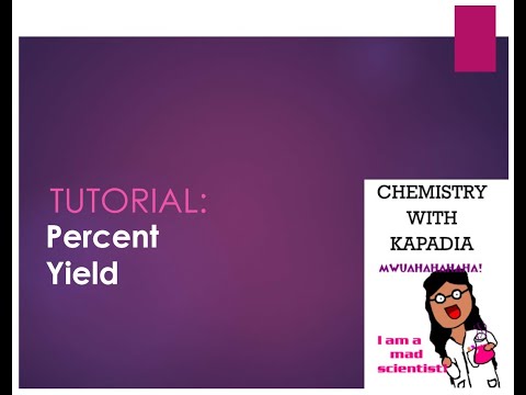 Percent Yield Tutorial