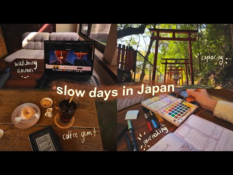 slow days in a Japanese old house: staying productive, reading, journaling and exploring a temple ⛩️