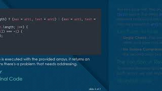 Understanding Array Comparison in JavaScript: A Step-by-Step Guide to Fixing Your Code