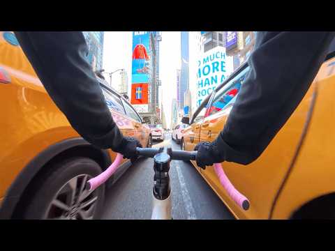 New FSA Drop Bars  | Brakeless Cycling  | NYC Car Maze On A Friday