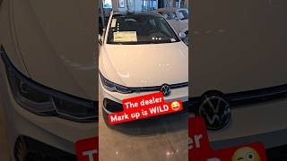 I thought #dealership #markup were over but nope! #vw #volkswagen  #golfr #stealership
