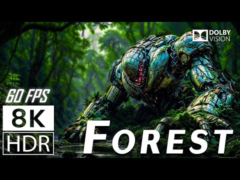 HIDDEN WORLD 8K HDR 60FPS | Discover the Secrets of the Deep Forest
