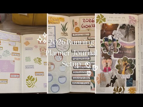 2026 Running Planner/Journal Setup