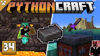 FIRST NETHERITE GEAR! | Pythoncraft (Minecraft Survival Let's Play) | Episode 34