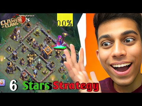 6 Stars Strategy in Builder Base 😲 | Clash Of Clans | #3starsstrategy #6starstrategy #clashofclans