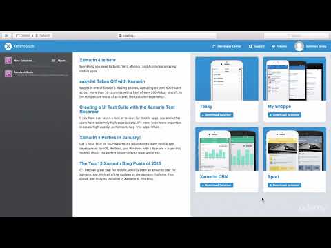 Xamarin Forms 2.0 - Beginner to Advanced : Creating a Xamarin Forms Project "Hello World"