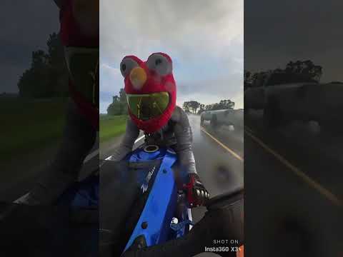 Rain rain go away #elmo #motorcycle #bikelife #elmosworld #motorbike #sportsbike #biker #twowheeler
