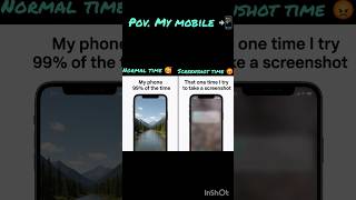 The Struggle of Taking Screenshots 😂at one time but mobile fails #shorts #viral #mobilescrennshot