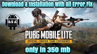 PUBG Mobile Lite latest installation method & all network error fix | 100%Working | ATZ☢️☢️☢️
