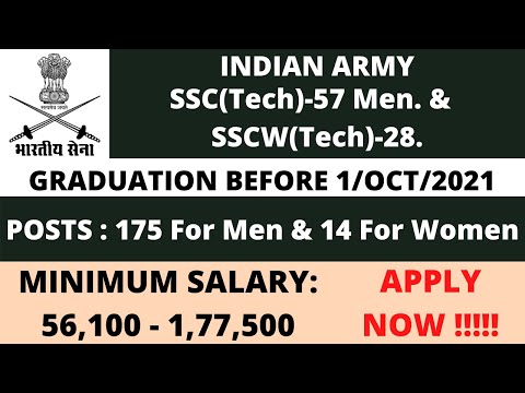 INDIAN ARMY BHARTI 2021 | B.E/B.TECH. | FINAL YEAR ELIGIBLE