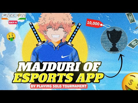 😵DAY 4 OF BUYING ESPORT APP 🏆 | BALANCE 2000 ₹🤑 | 🤙SOLO TOURNAMENT GAMEPLAY