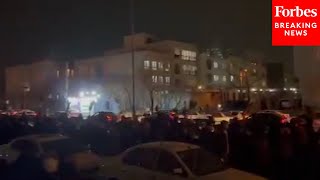 Protesters March Against Iranian Government,  Economic Crisis In Tehran, Iran