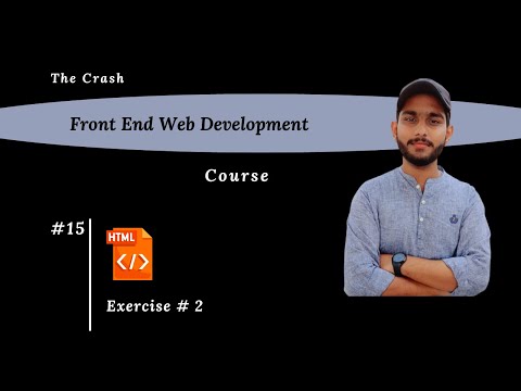 Exercise # 2 | frontend development course # 15 | ProgramWithKashif