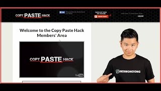 Copy Paste Hack Review - This is What you will get - inside the Members Area