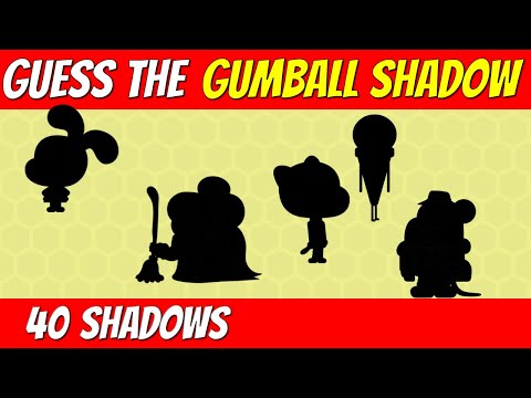 Guess the GUMBALL CHARACTER from SHADOW | Cartoon quiz challenge
