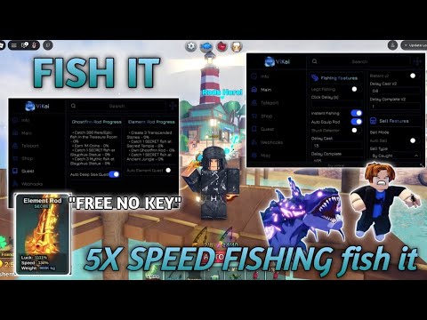 SCRIPT FISH IT FREE NO KEY NEW 2025 | 7X SPEED FISHING | AUTO FISHING | AUTO FARM #roblox #script