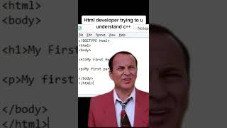 html developers trying to understand c++