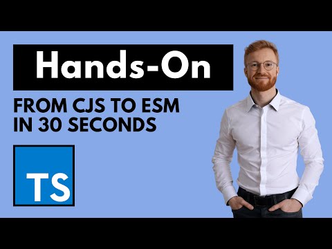 Migrate from CommonJS to ESM in just 30 seconds!