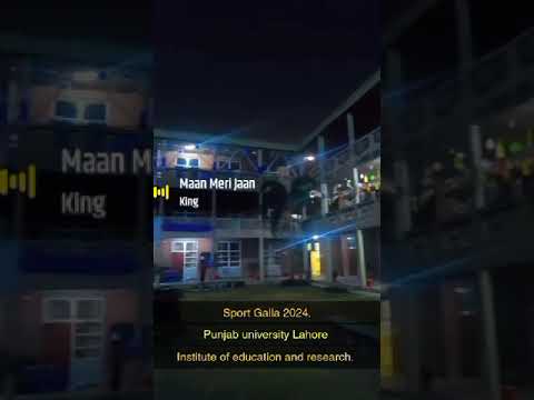 Sport Gala 2K24 Decoration of IER , Punjab University Lahore