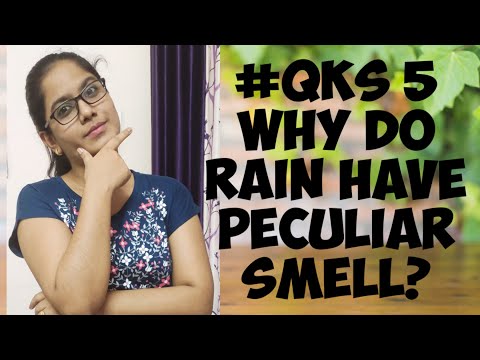 Why do Rain have peculiar Smell ? #mansoon #rain #rainsmell