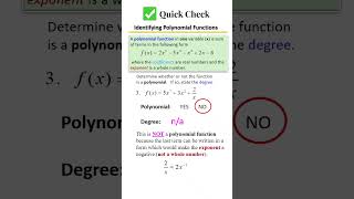 Polynomial Defined and Explained! How to Determine A Polynomial in One Variable