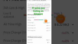 pi coin consensus price prediction on binance #pimainnet #piconsensus #piprice #pibinancelisting