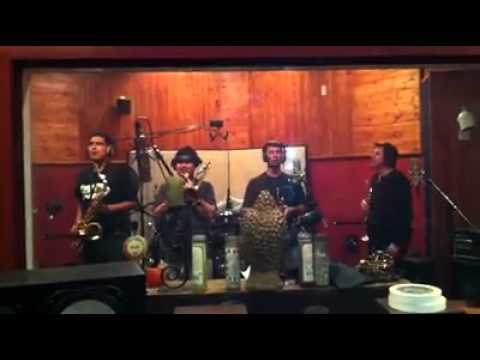 Louis Prima Jr. recording 'Jump Jive and Wail' at the Tone Factory, Las Vegas, NV
