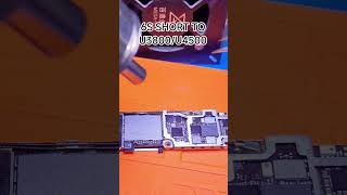 IPHONE 6S SHORT TO U3800 AND U4500 FIX #cellphonerepairs #smartphone#iostutorials