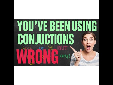 Conjunctions in English Language Made Easy ! FOR WAEC/GCE STUDENTS