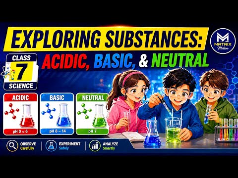 Exploring Substances: Acidic,Basic & Neutral | Class 7 Science | NCERT One Shot Animation | 2026| 