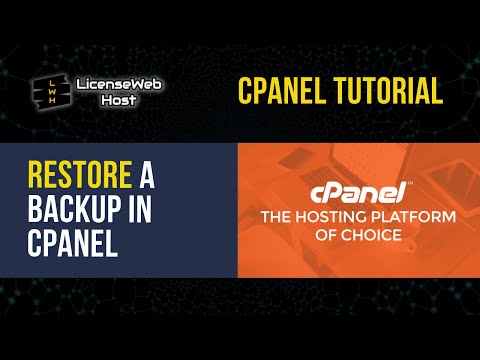 How to Restore a Backup in cPanel