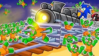 WE BUILT THE BEST TRAIN TO COMPLETE DEAD RAILS ROBLOX !!