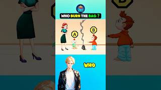 Who burn the bag ? #riddlechallenge #riddleaddict #logicpuzzles #riddleoftheday