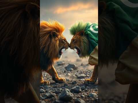 "India's Lion vs Pakistan's Lion | Funny Animal Story | Hindi Short Story"