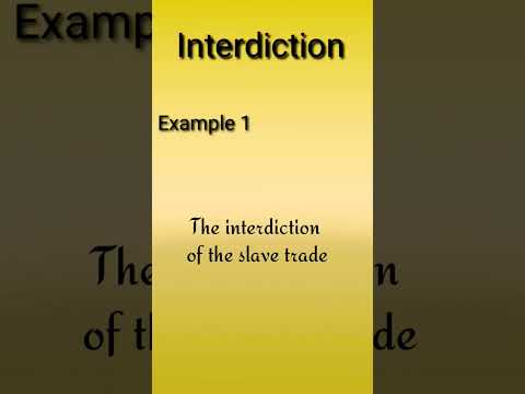 word of the day|| Interdiction #englishvocabulary #englishgrammar #englishspeaking #catexam #english