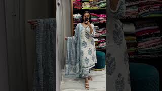 #purecotton #summerstyle#summerdayoffice#fullstichedsuit#codeRE/B306