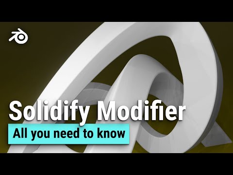 Solidify Modifier - Blender Tutorial for Beginners - Basics