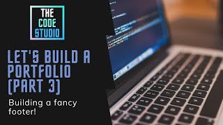 How to create a fancy footer for your portfolio?