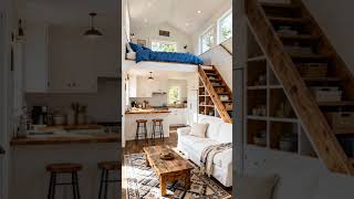 🏡 Charming Tiny House Tour | Cozy White & Wood Interior ✨| Tiny House