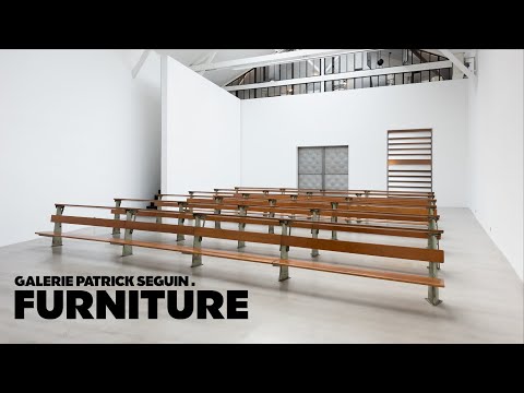 Jean Prouvé | Lecture hall benches with pivoting writing desk (ca. 1953)
